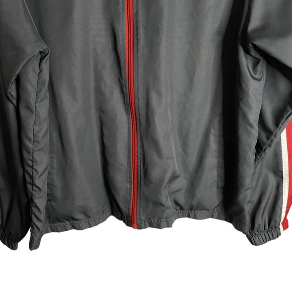 Starter Vintage Men's Gray Full Zip Windbreaker Track Jacket - Picture 3 of 9